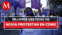 Feministas se manifiestan en embajada de EU para erradicar la violencia vicaria