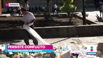 Continúa el conflicto por la recolección de basura en Oaxaca