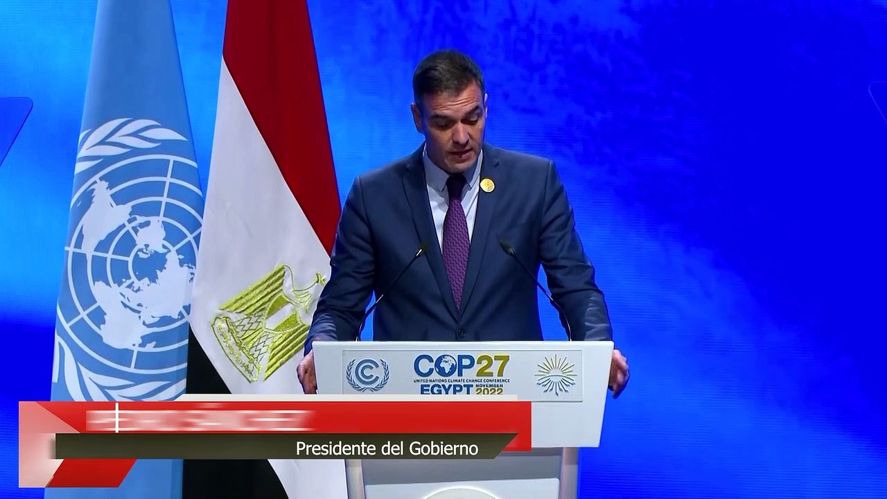 España se compromete en la COP27 con la lucha contra el cambio climático