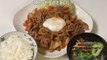 豚キムチで朝ごはん(Breakfast with pork kimchi)