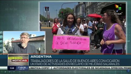 Argentina: Sector de la salud capitalino anunció nuevo paro en reclamo de mejoras salariales