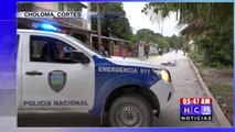 Ultiman a una persona en la col. Trincheras de #Choloma, Cortés