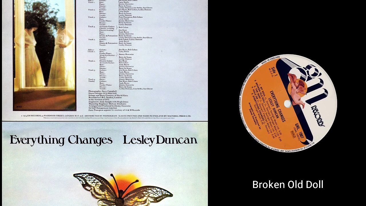 Lesley Duncan – Everything Changes Rock, Folk, World, & Country