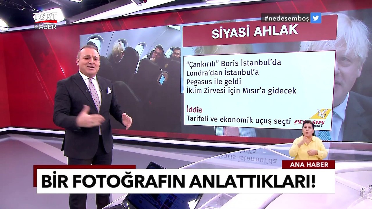 Eski İngiltere Başbakanı Ekonomi Sınıfı İle İstanbul'a Uçtu - Ekrem Açıkel İle TGRT Ana Haber