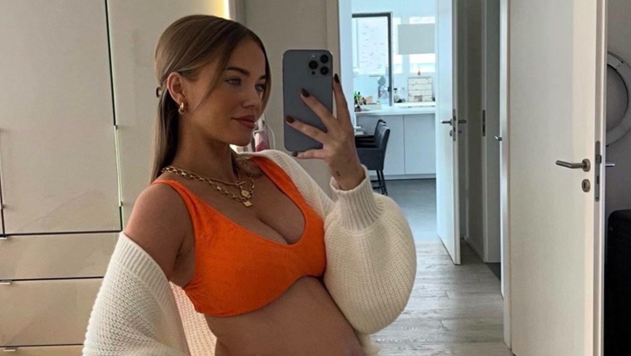 Laura Maria: Schon SO groß - sie zeigt ihren nackten Babybauch