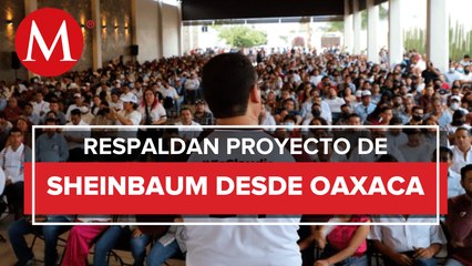 Más de 22 mil oaxaqueños se suman al trabajo que realiza Claudia Sheinbaum