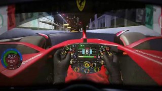 Charles Leclerc From Last To First At Singapore _ Assetto Corsa Ultra Graphics 4k(720P_HD)