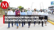 Inauguran pavimentación del bulevar Rodolfo Figueroa en Chiapas