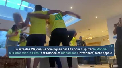 Brésil - Le bonheur de Richarlison et sa famille après l'annonce de Tite