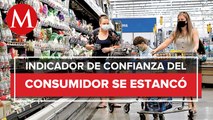 Inegi y Banxico informaron que el indicador de confianza del consumidor se estancó