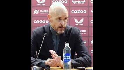 Erik ten Hag fumes at squad's mistakes after 3-1 loss to Aston Villa