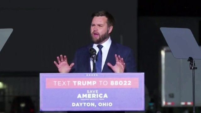 JD Vance Speaks at Save America Rally in Dayton, Ohio November 07 2022