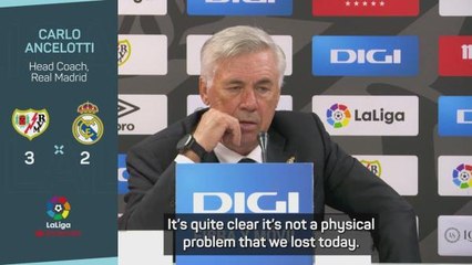 Ancelotti shouldering blame for shock loss at Rayo Vallecano