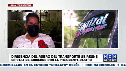 Dirigencia de rubro del transporte discute con presidenta Xiomara Castro para hablar del aumento de transporte