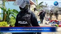 Comunidad respalda acciones de gobierno contra violencia