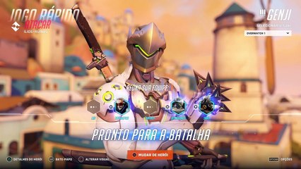 Testando outros personagens no overwatch 2