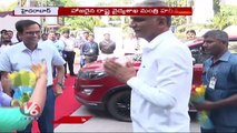 Minister Harish Rao Launches Truebeam And SGRT For Advanced Cancer Treatment |Hyderabad | V6 News