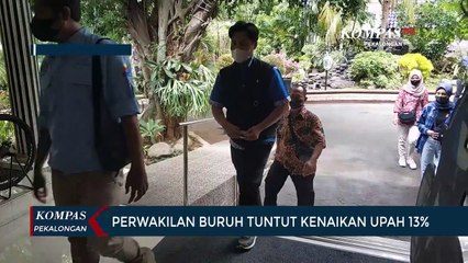 Perwakilan Buruh Tuntut Kenaikan Upah 13%