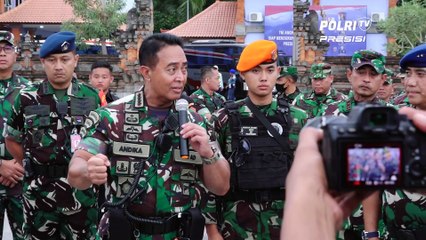 Panglima TNI Cek Kesiapan Alutsista Udara untuk Pengamanan KTT G20