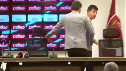 Emre Belözoğlu basın toplantısında çılgına döndü