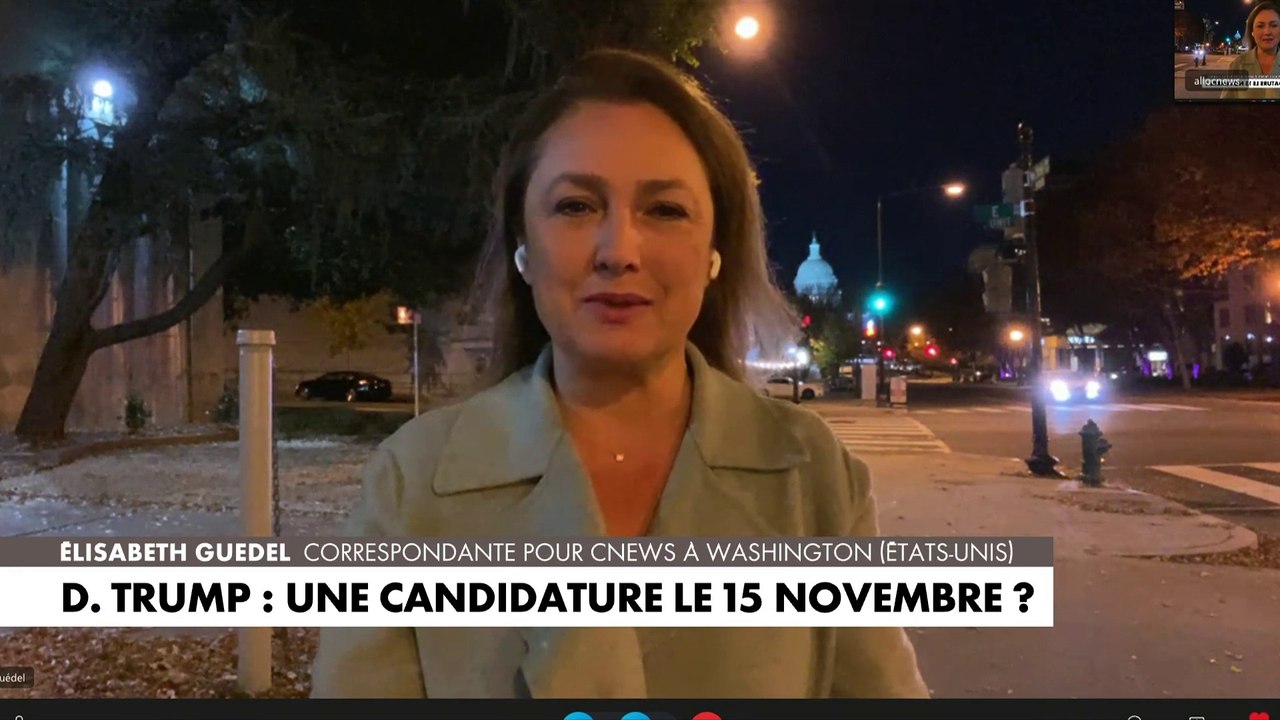 Elisabeth Guedel : «Donald Trump a promis qu’il allait faire une très grande annonce le mardi 15 novembre»