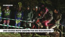 Une course moto sabotée par des écologistes ?