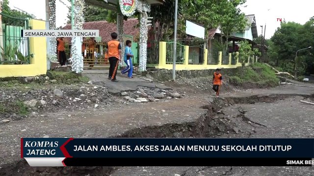 Jalan Ambles, Akses Jalan Menuju Sekolah Ditutup