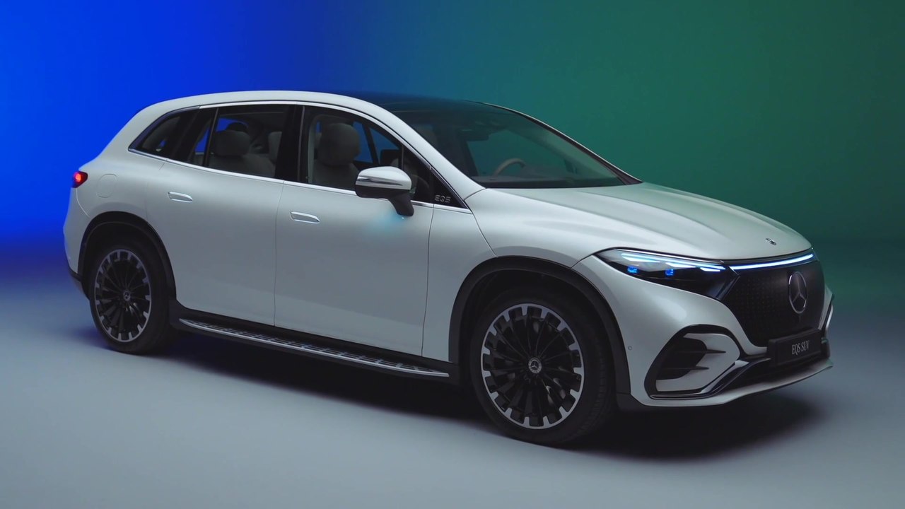 Der neue Mercedes-Benz EQS SUV - das Exterieurdesign im Studio