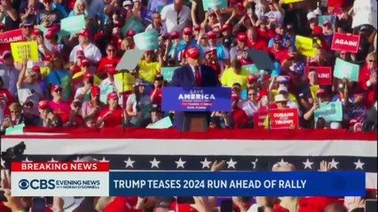 L'ex-président américain Donald Trump a promis cette nuit une "très grande annonce" pour la semaine prochaine, qui pourrait être sa candidature en 2024 !