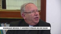 Scandales sexuels : 11 anciens évêques mis en cause
