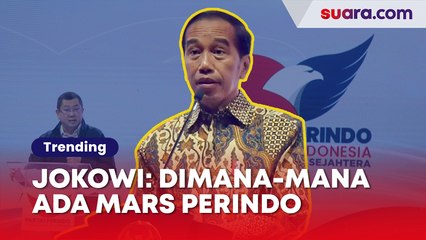 Jokowi Singgung Mars Perindo Diputar Dimana-mana