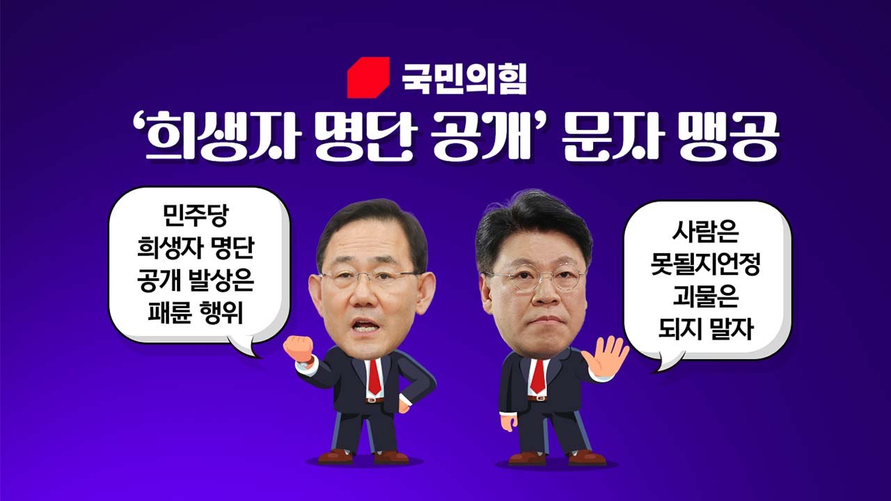 [더정치] 與, '희생자 명단 문자' 맹공 vs 민주 "尹 모르쇠 일관...총리 경질...