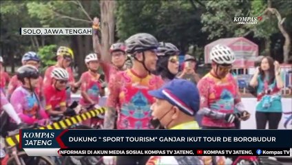 Dukung Sport Tourism Ganjar Ikut Tour De Borobudur