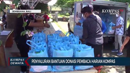 Penyaluran Bantuan Donasi Pembaca Harian Kompas