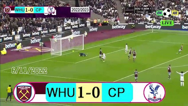 West Ham 1-2 Crystal Palace / كريستال بالاس 2- 1 وست هام / English Premier League 2022 / 2023 الدوري الإنجليزي الممتاز