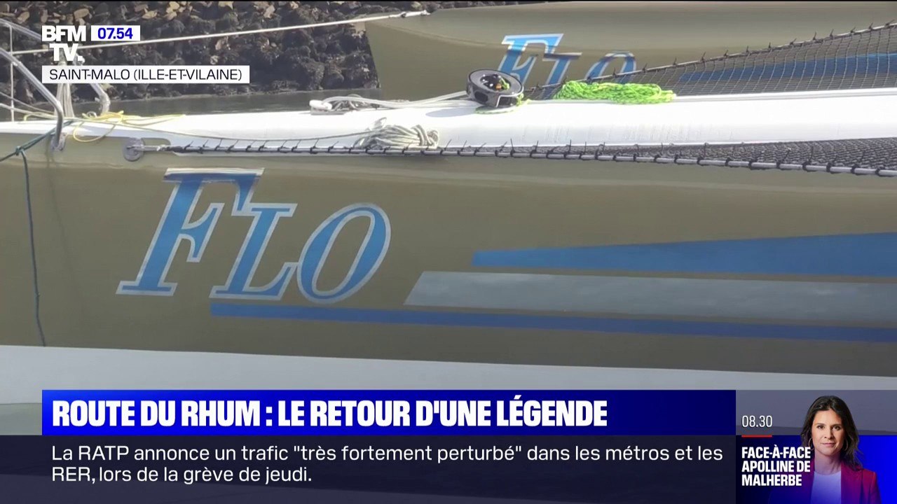 Le mythique bateau de Florence Arthaud, remis à flots pour un film sur la navigatrice, repart sur la route du Rhum