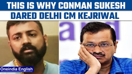 Conman Sukesh dares Delhi CM Kejriwal to resign if allegations prove true | Oneindia News *News