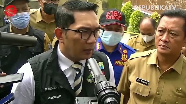 Tinjau Bappelitbang, Gubernur Jabar Ingatkan Proteksi Kebakaran Gedung
