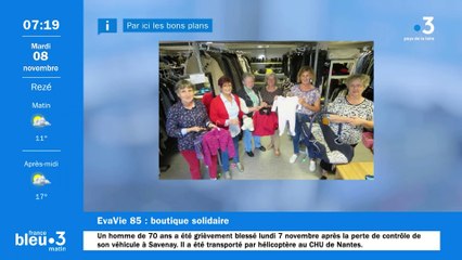 Les Sables d'Olonne, la boutique d'Evavie 85 propose des vêtements à petit prix