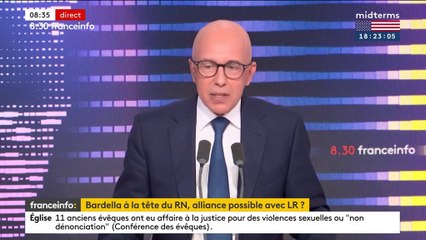 Les Républicains : Eric Ciotti dit défendre "une ligne d’indépendance vis-à-vis du pouvoir, du RN" mais aussi d'Eric Zemmour