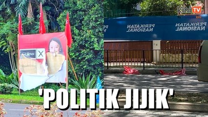 'Kami bukan orang kaya' - Hannah sedih poster, bendera dirosakkan