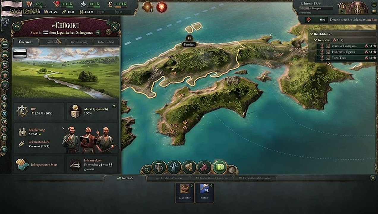 Das Spiel mit dem Hegemon Japan (Part 1) | Victoria 3  |  Ep. 5