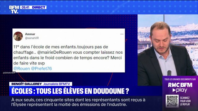 11°C à l'intérieur, en doudoune dans les salles de classe... La sobriété énergétique dans les écoles fait polémique
