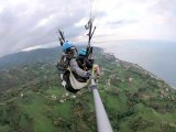 7 yaşında yamaç paraşütü ile uçuş heyecanı yaşadı