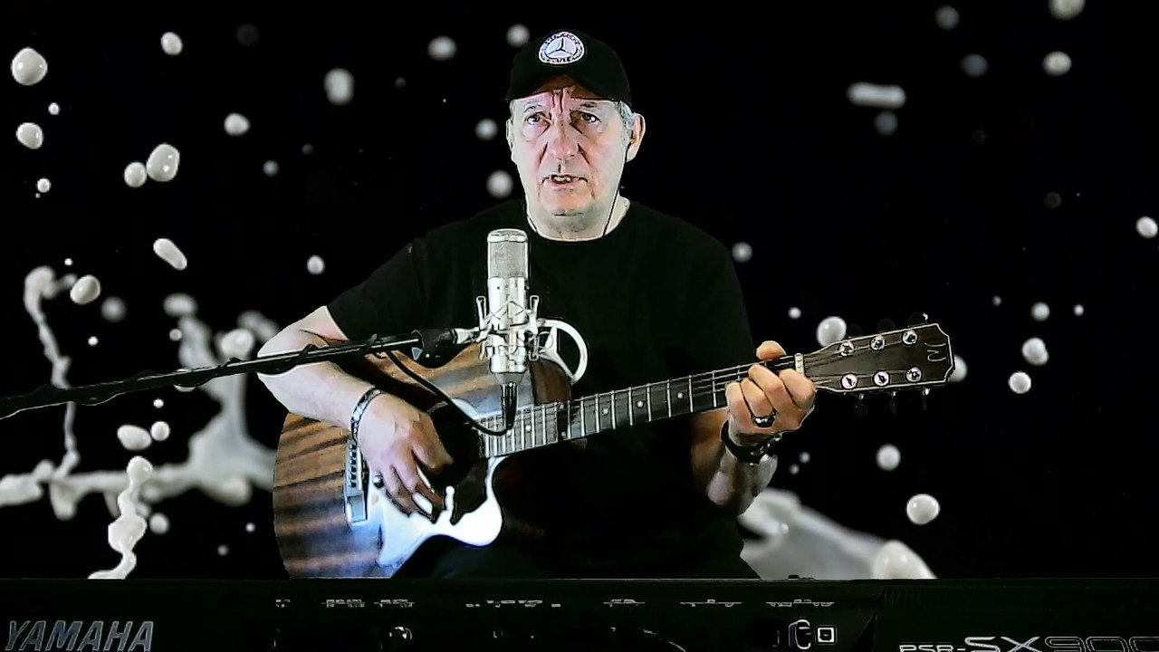 Ca plane pour moi chant guitare Rythm impro creation by Dadymilles