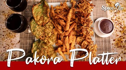 Pakora Platter Recipe With Masala By Spicejin