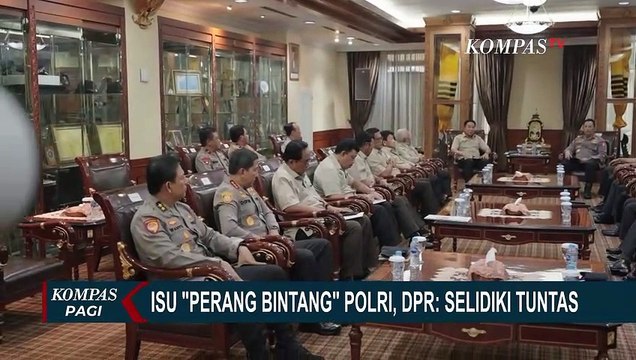 Isu Perang Bintang Polri, DPR: Selidiki Tuntas!