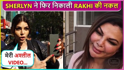 Sherlyn Chopra Again Mimics Rakhi Sawant, Says Usko Sazaa...