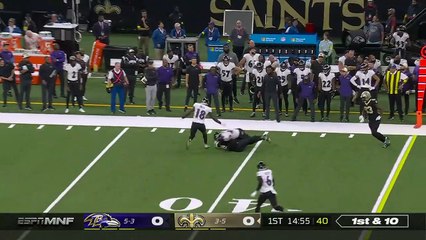 Baltimore Ravens vs. New Orleans Saints  2022 Week 9 Highlights
