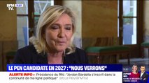 Marine Le Pen candidate en 2027 : 
